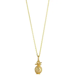 9kt Gold Pineapple Pendant Necklace