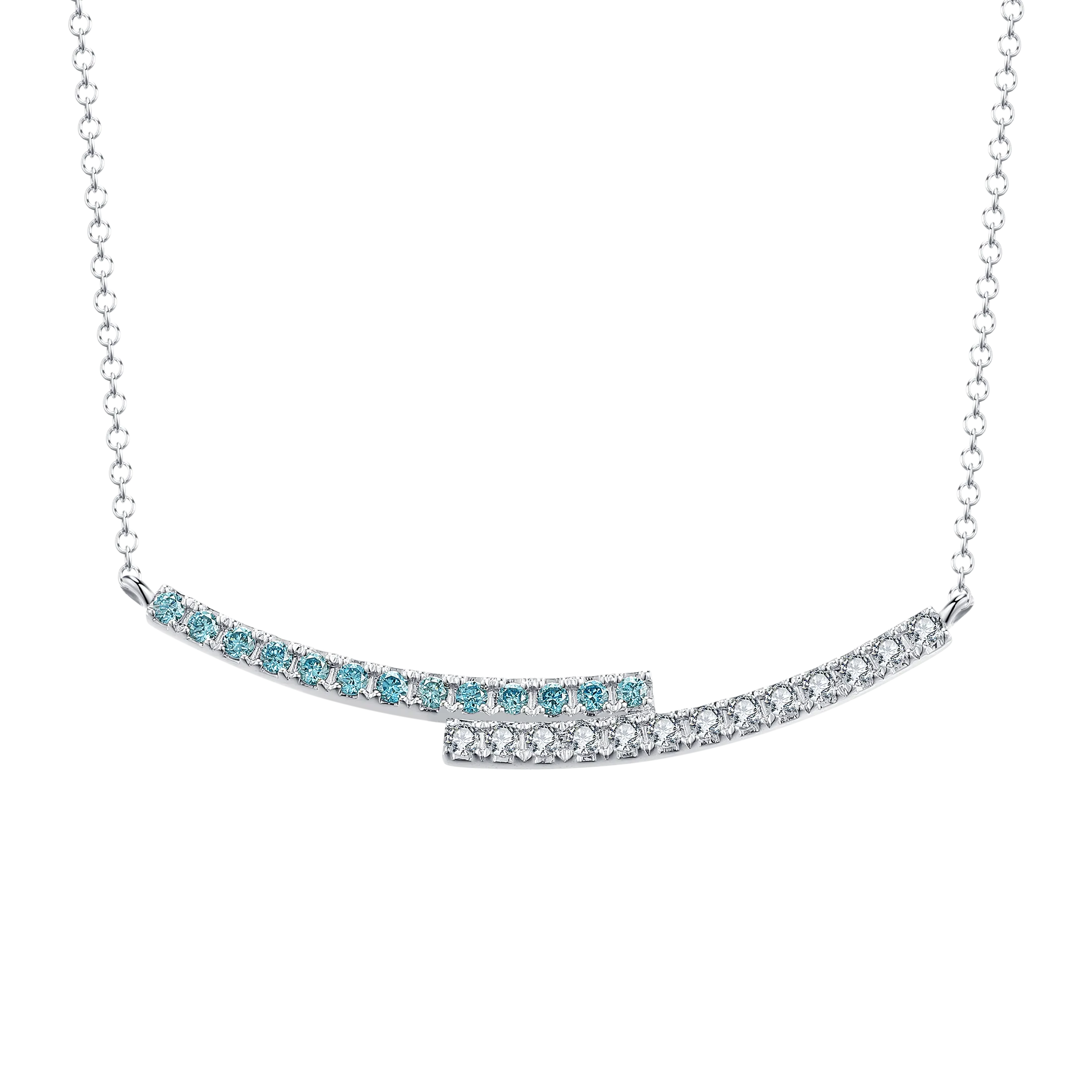 Ballerina blue necklace