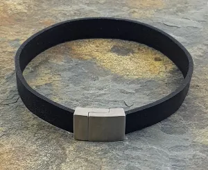 Black leather Bracelet