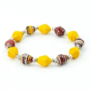 Bracelet -  Garnet & Gold Team Signature