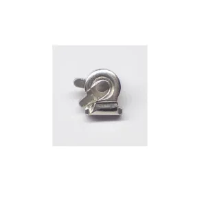 Brooch Components - Roller Catch with Base - Nickel Silver (4mm)