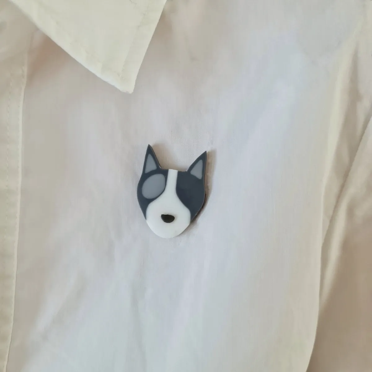 Bull Terrier Brooch