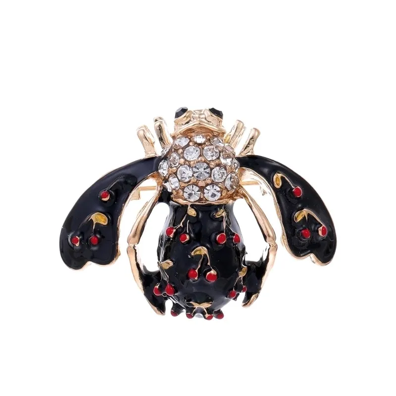 Cartoon Style Animal Fruit Bee Alloy Unisex Corsage Brooches Collar Pin