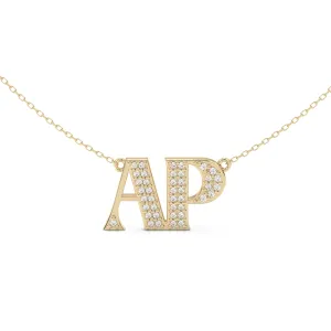 Double Initial Necklace