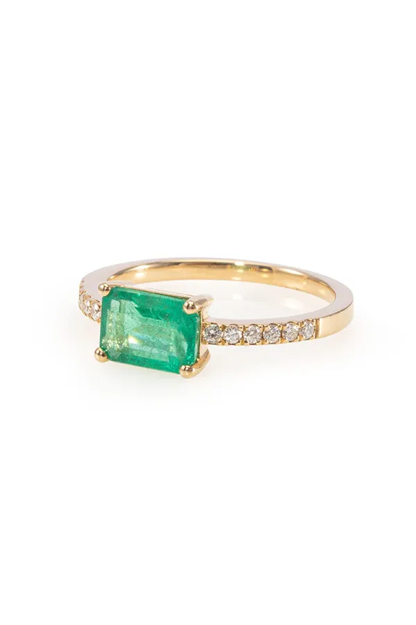 Emerald Cut Emerald Ring