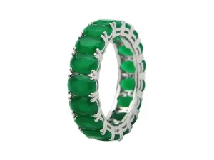 Emerald Eternity Rings