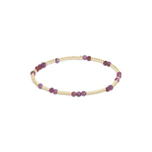 Enewton - Hope Unwritten Gemstone 2mm Bead Bracelet - Ruby