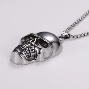 Expressive Skull Geometric Stainless Steel Polishing Pendants