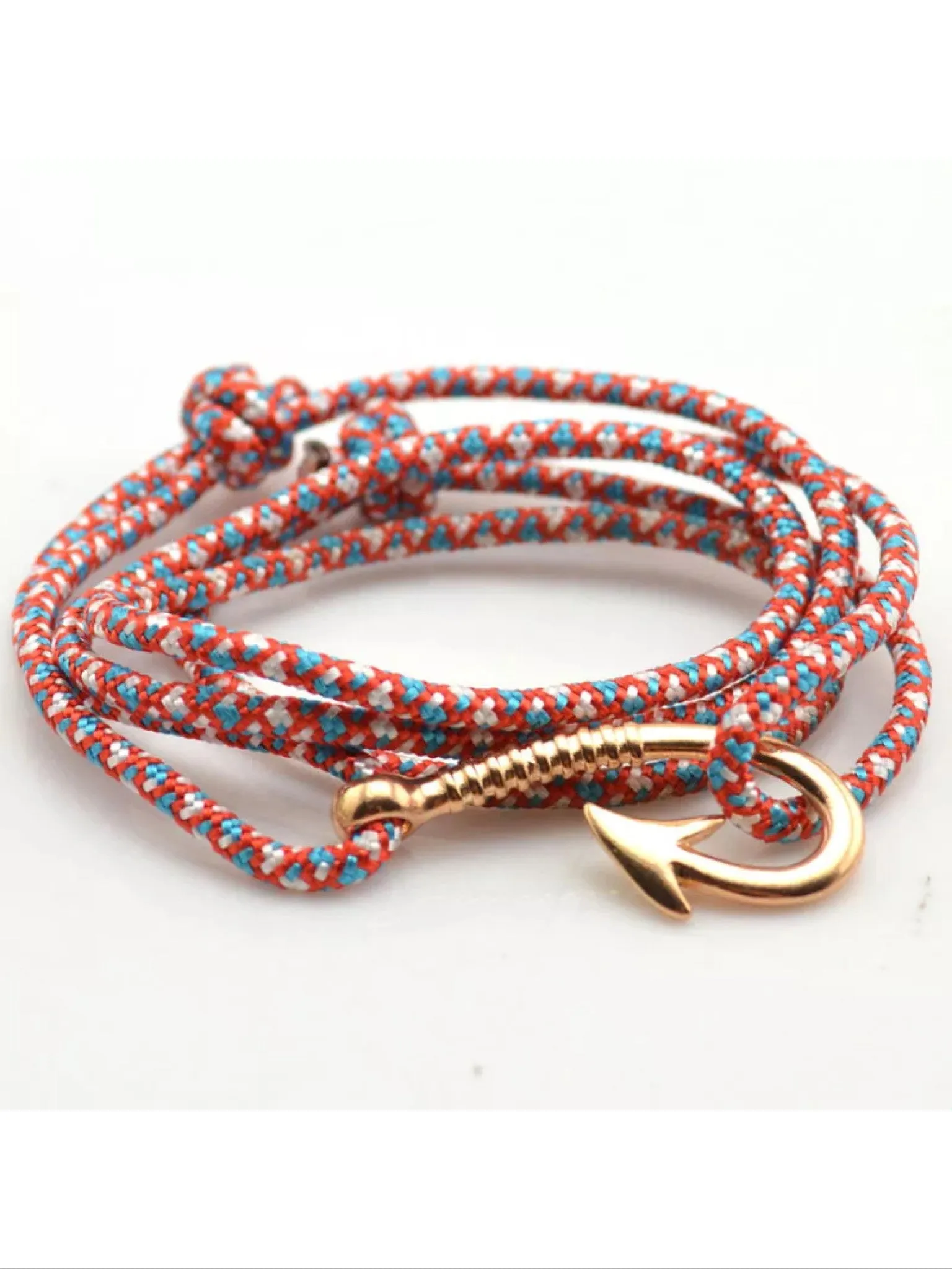 Fish hook nylon rope bracelets