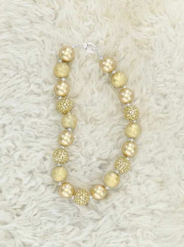 Gold Bubblegum Necklace