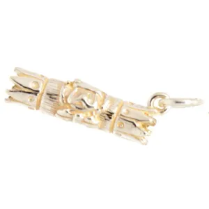 Gold Christmas Cracker Charm