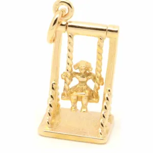 Gold Swing Charm