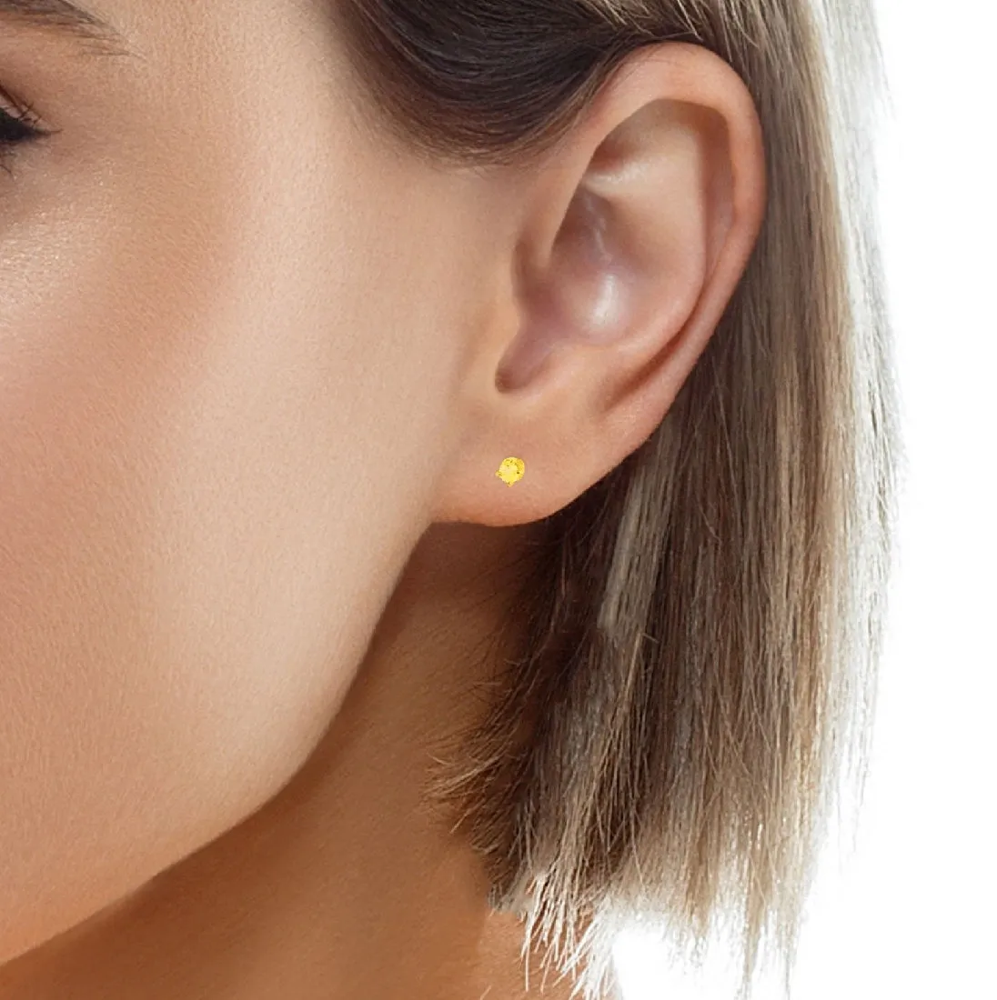 Handmade Opal Stud Earrings - Gold/Silver | Dainty & Minimalist | Cute Gift for Her | Crystal & Fire Opal Jewelry 3mm Opal studs