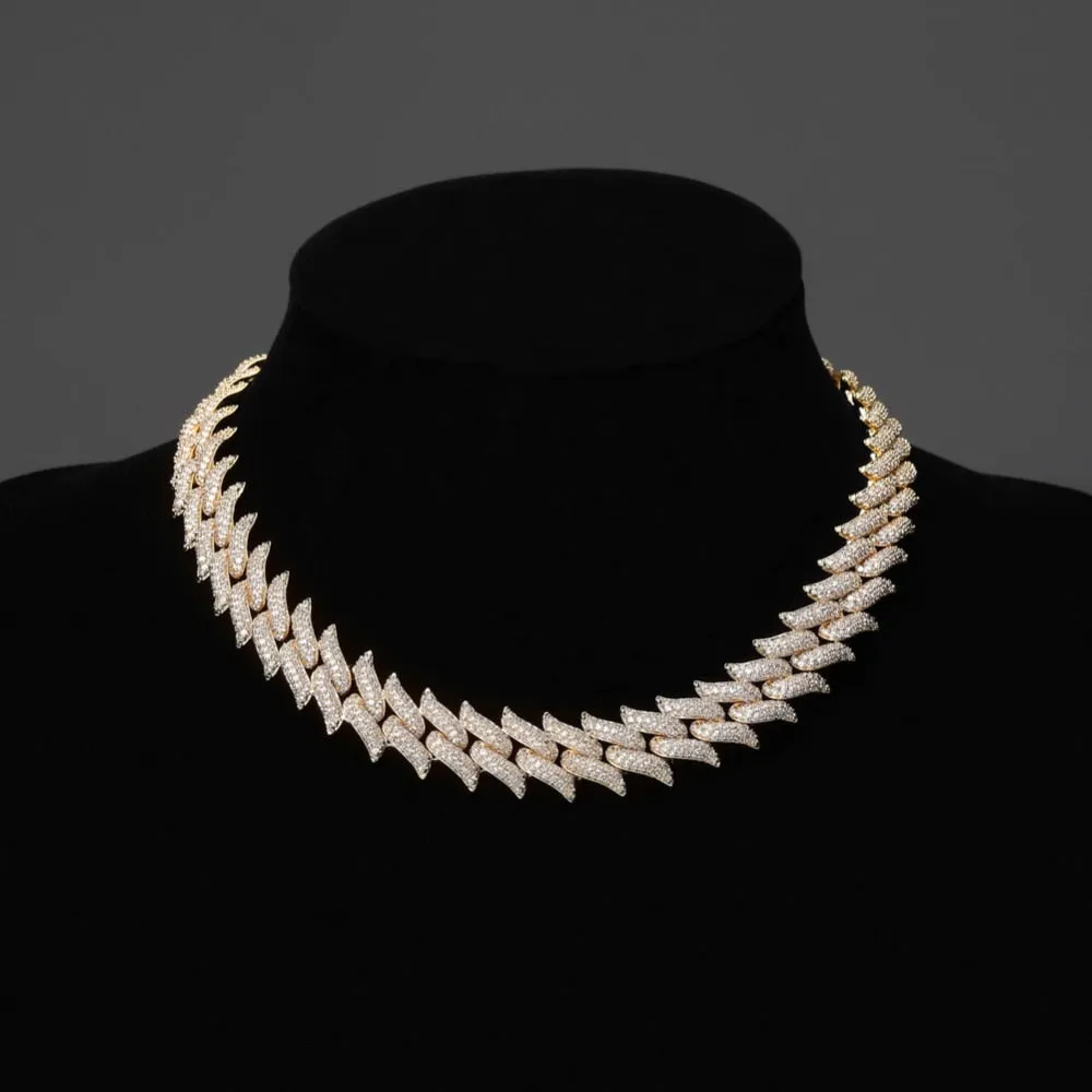 Heavy Spike Shape Necklace