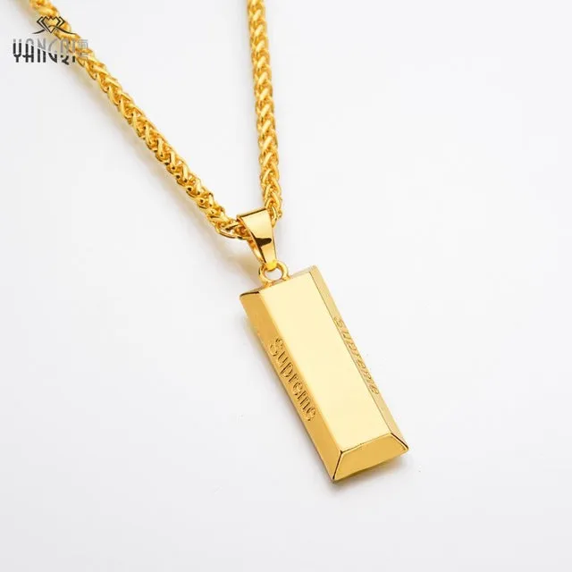 Hot Sale Hip Hop Baseball Bat Gun Necklace&Pendant  GOLD Silver Weed Leaf Hiphop Long Chains Necklaces Men Women Jewelry