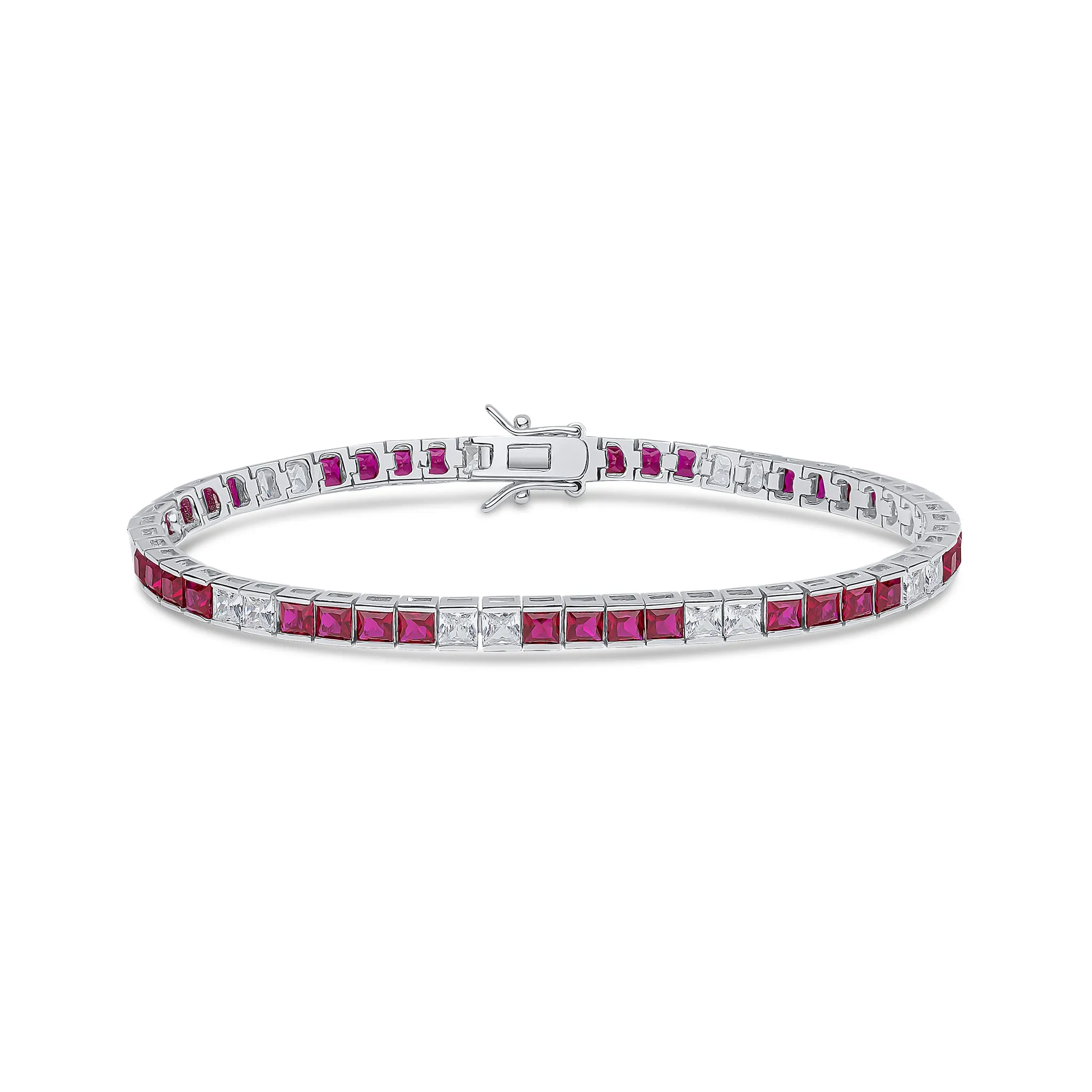 Katy Bracelet (Ruby/White)