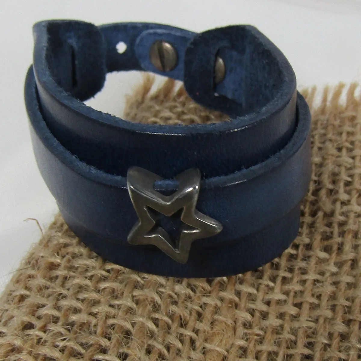 Leather Cuff Bracelet Choose Your Color