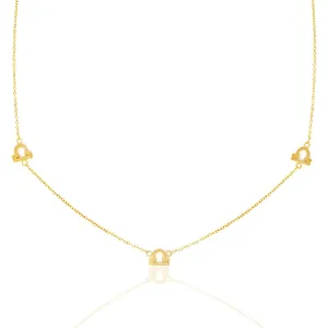 Libra Necklace - Yellow Gold