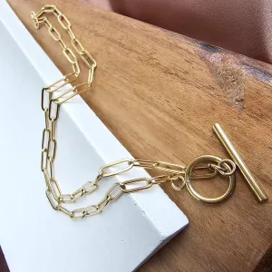 Luxe Paperclip Chain 20in