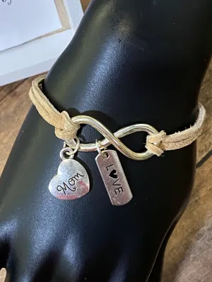 MOM Leather Bracelet