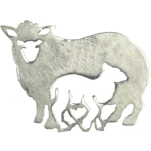 Mother & Lamb Brooch