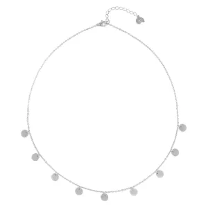 Multi Circles Necklace Silver