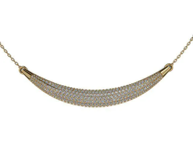 Multi-Row Diamond Necklace