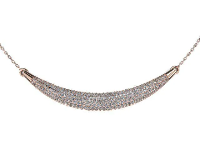 Multi-Row Diamond Necklace