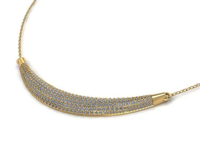 Multi-Row Diamond Necklace