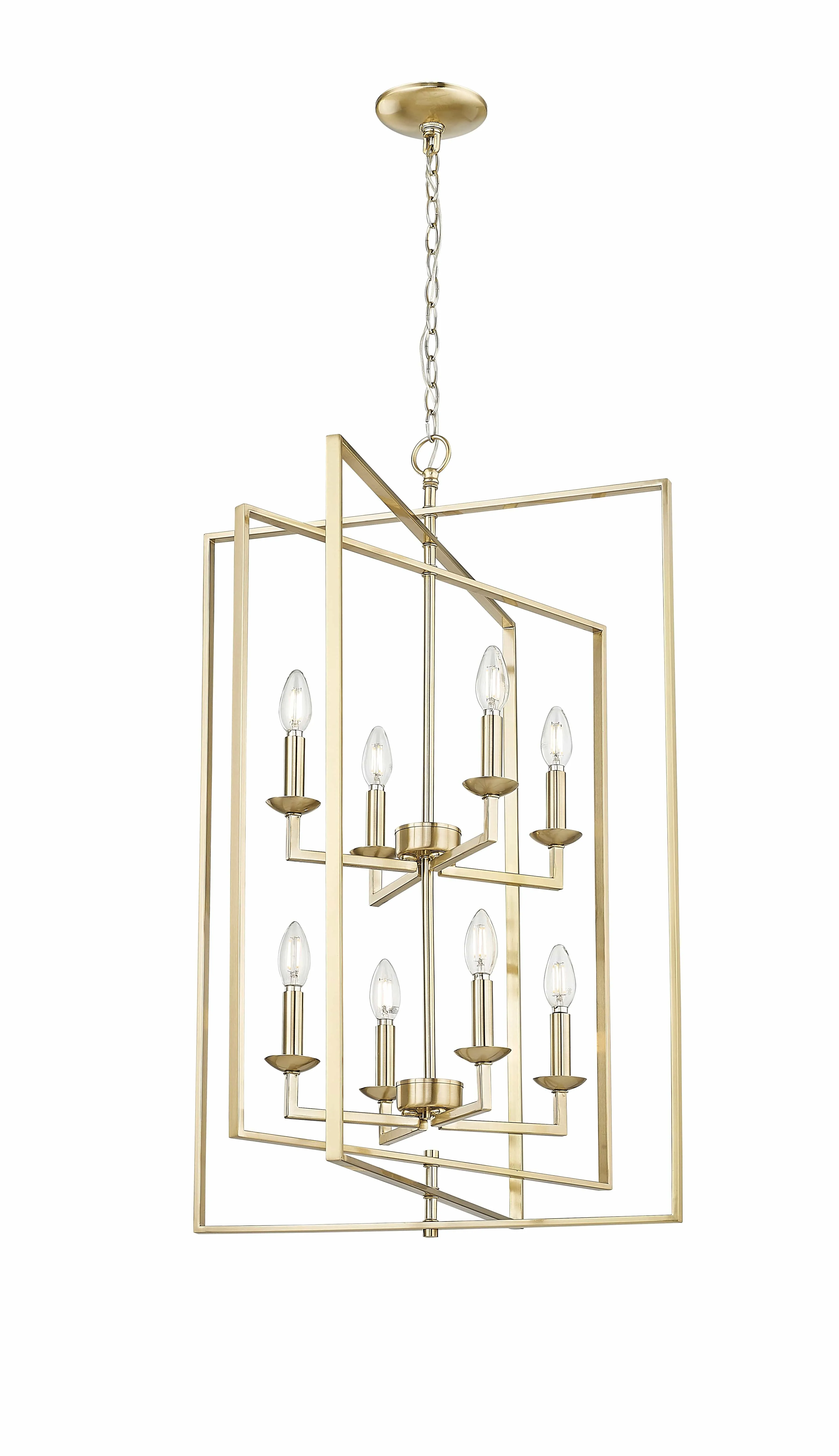 Nellis Pendant - Modern Gold - 24in. Diameter - E26 Medium Base