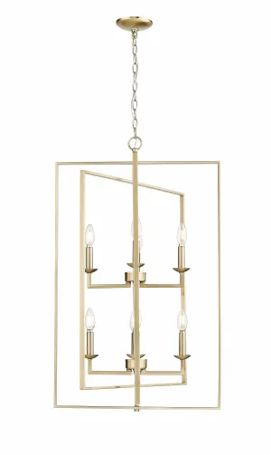 Nellis Pendant - Modern Gold - 24in. Diameter - E26 Medium Base