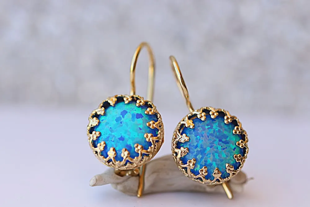 Opal Drop Earrings