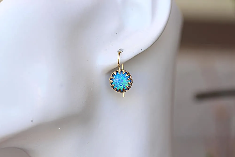 Opal Drop Earrings