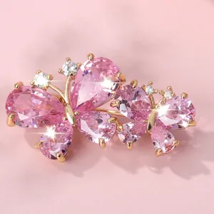 "Cute" Rhinestone Brooches