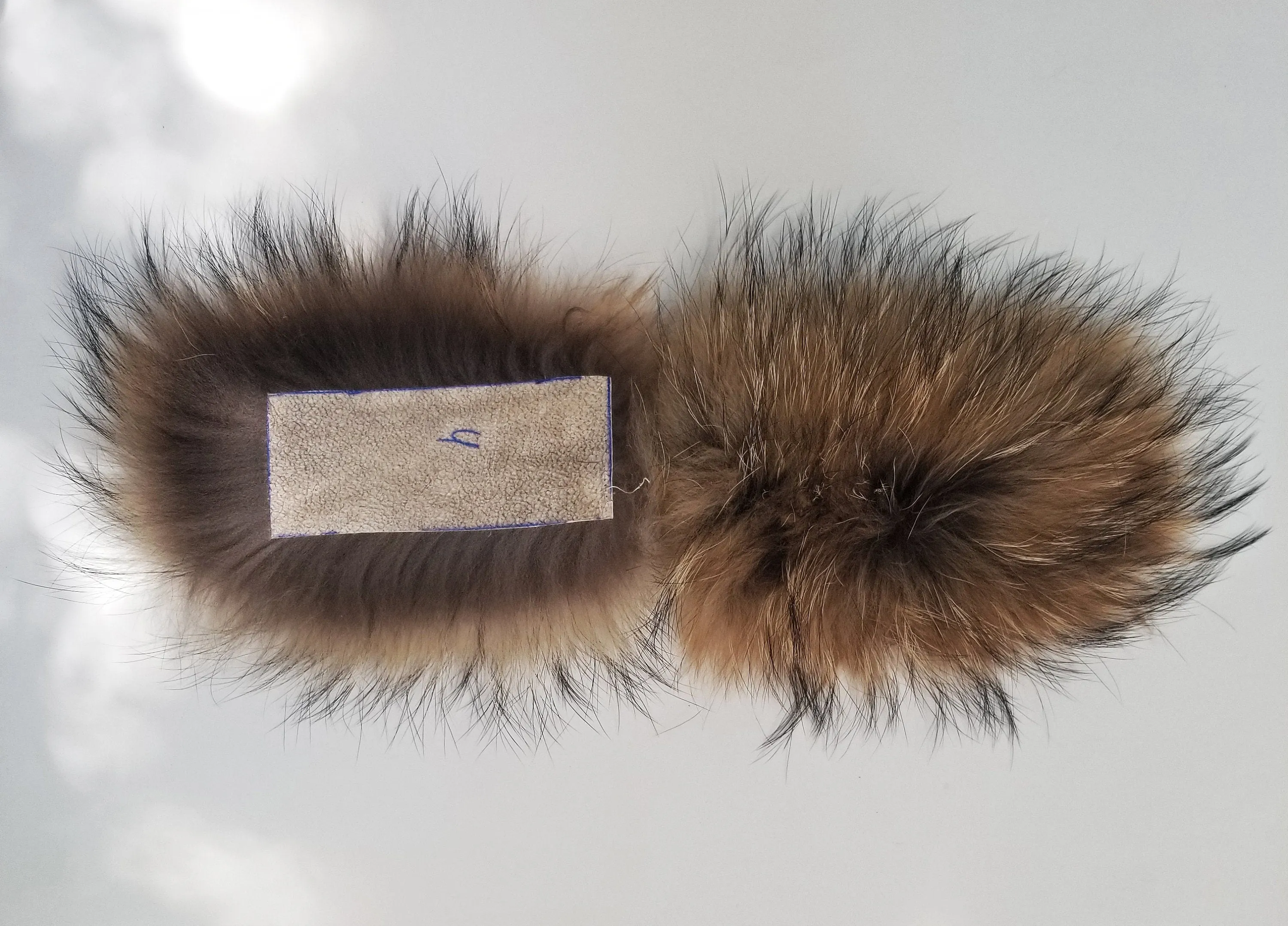 Real Fur for Slippers, Raccoon Fur Pieces, Pair of Raccoon Fur Trim, Raccoon Fur for Sandals, Fluffy Fur Slides, Fur Slippers, Fur Shoes