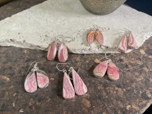 Rhodochrosite Earrings