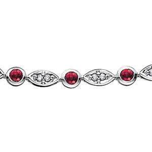 Ruby and Diamond Bracelet