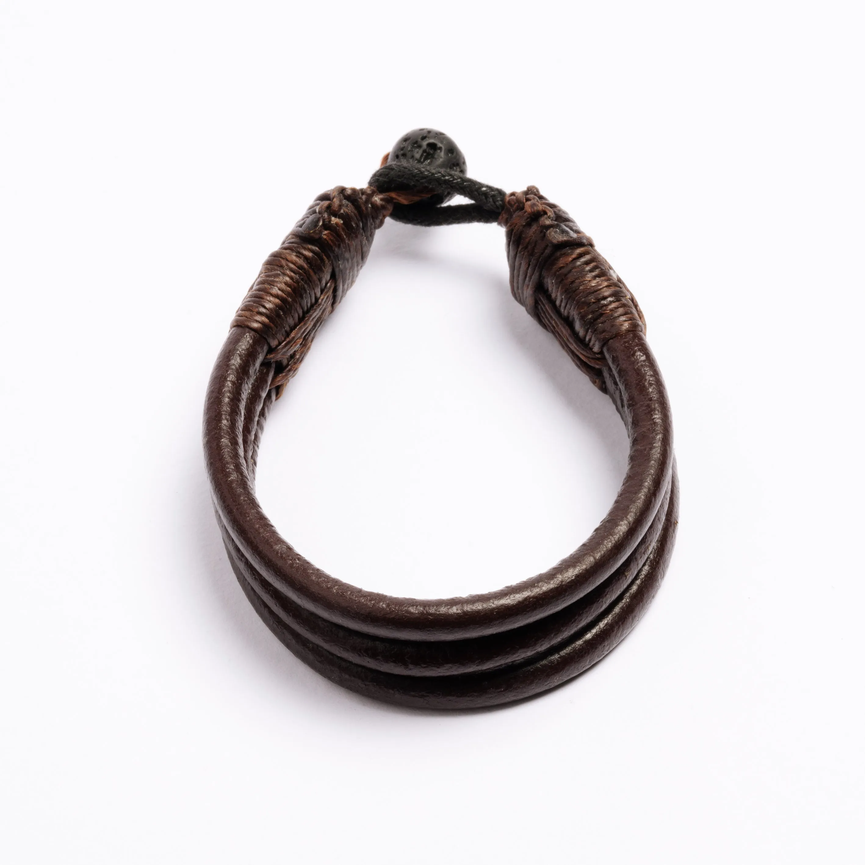 Three Cords Leather Bracelet