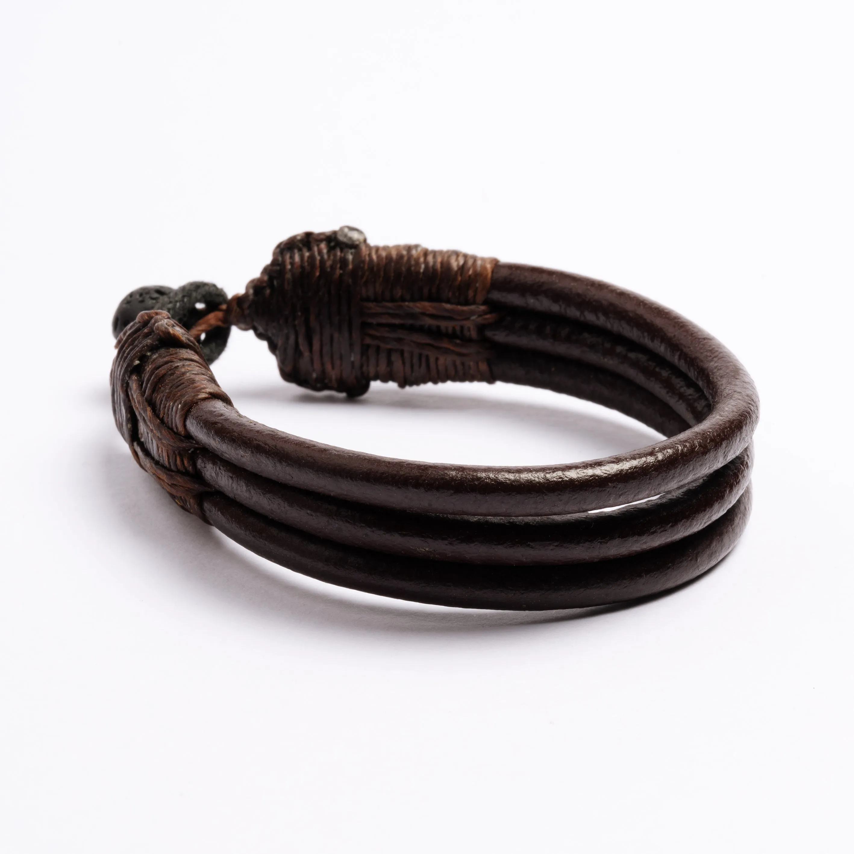 Three Cords Leather Bracelet