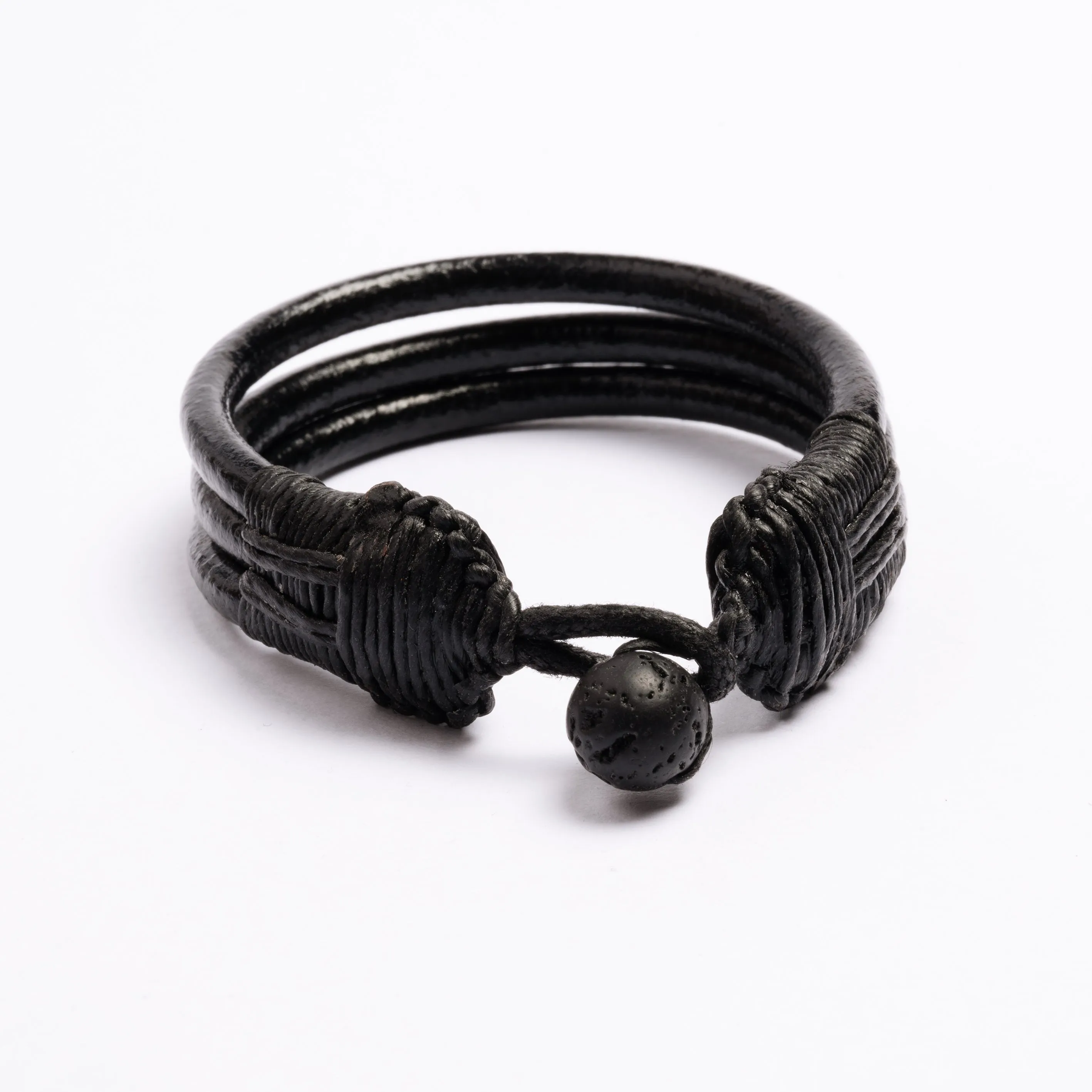 Three Cords Leather Bracelet