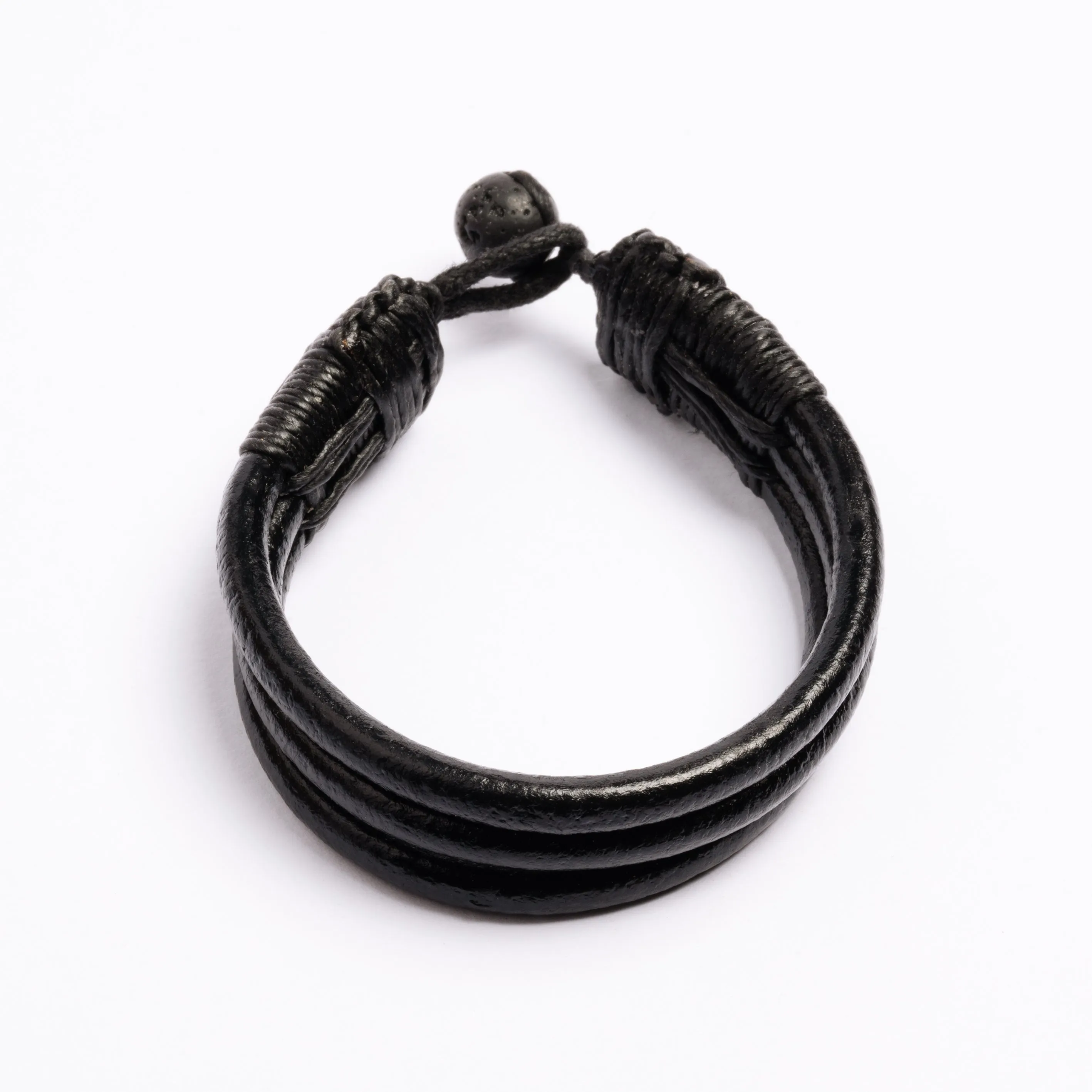 Three Cords Leather Bracelet