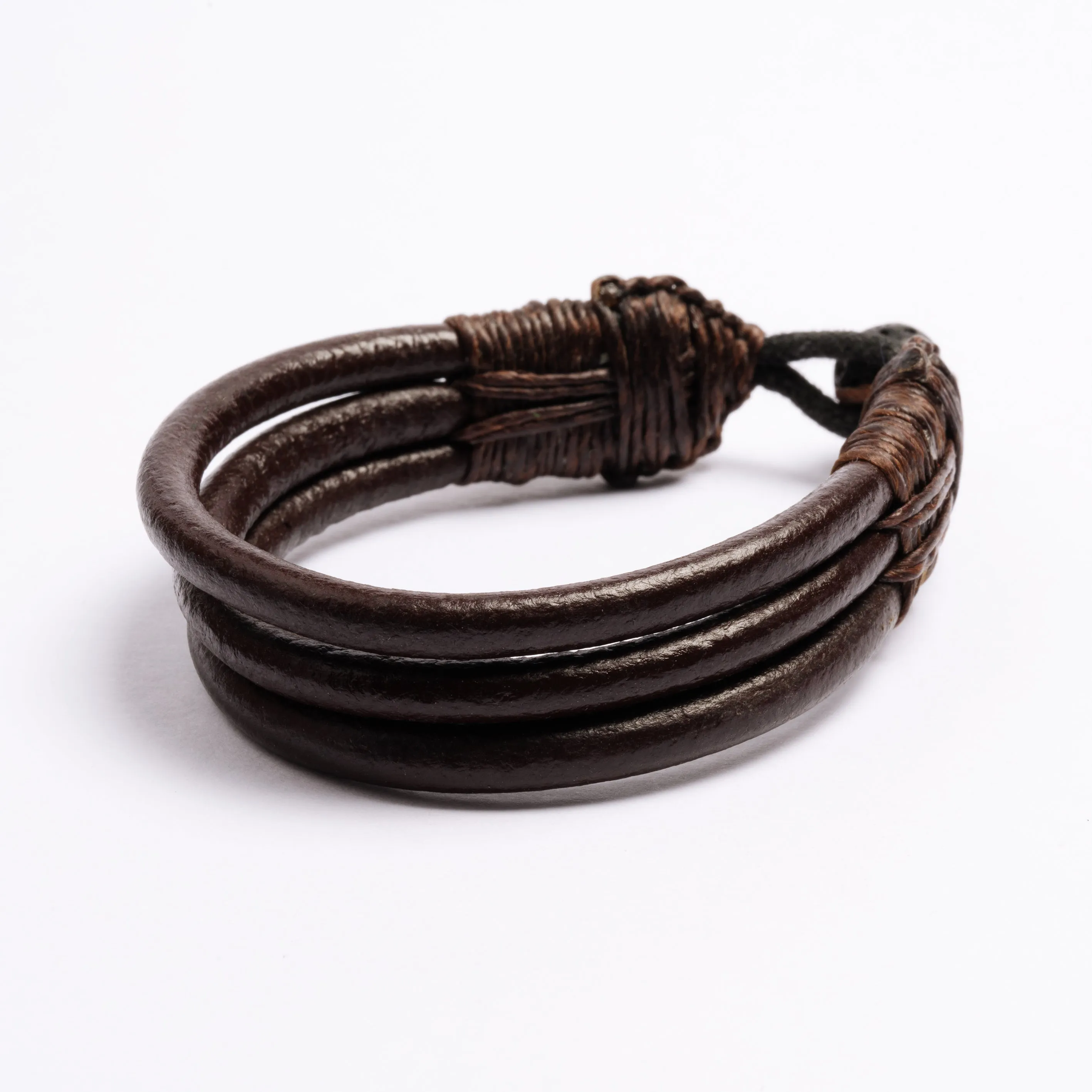 Three Cords Leather Bracelet