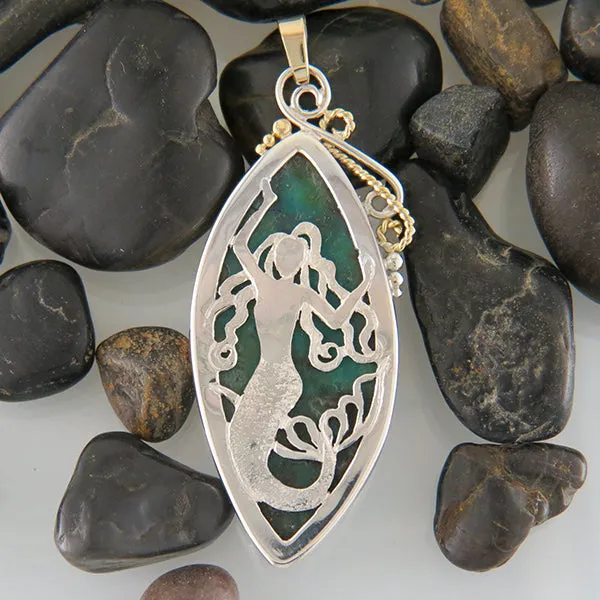 Turquoise Mermaid Pendant