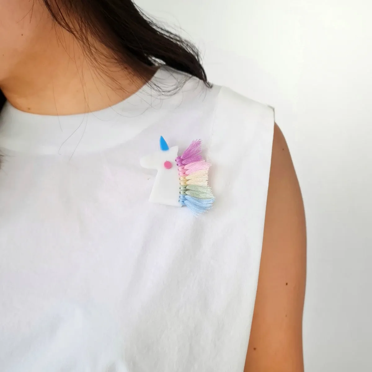 Unicorn Pastel Brooch