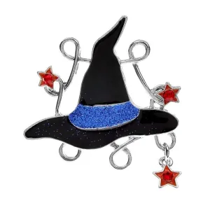 Witches Hat Brooch Halloween Pins